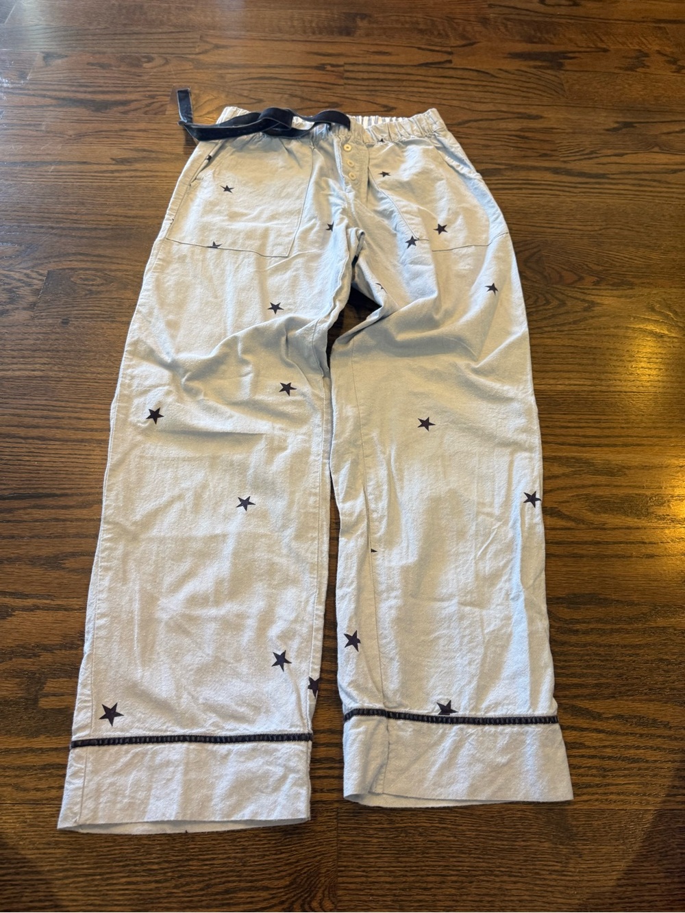 aerie Blue and White Pajama  Lounge Pants